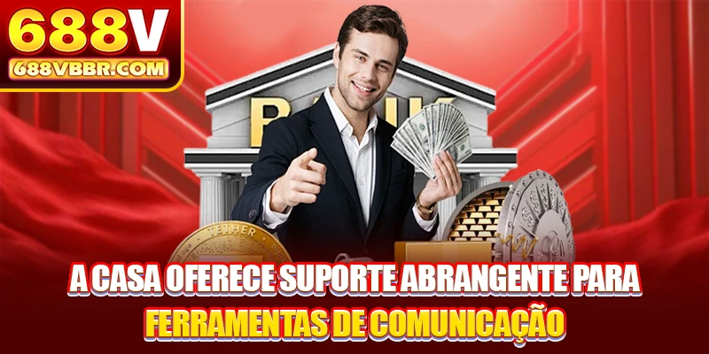 A casa oferece suporte abrangente para ferramentas de comunicação