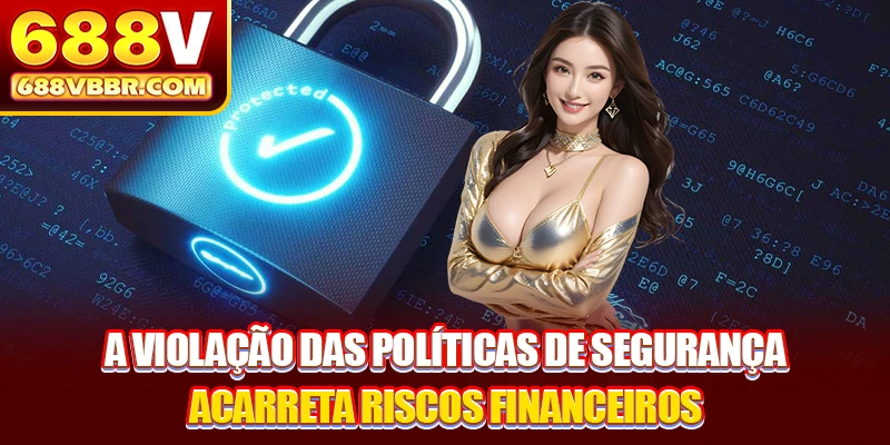 A violação das políticas de segurança acarreta riscos financeiros