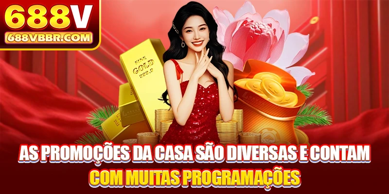 As promoções da casa são diversas e contam com muitas programações