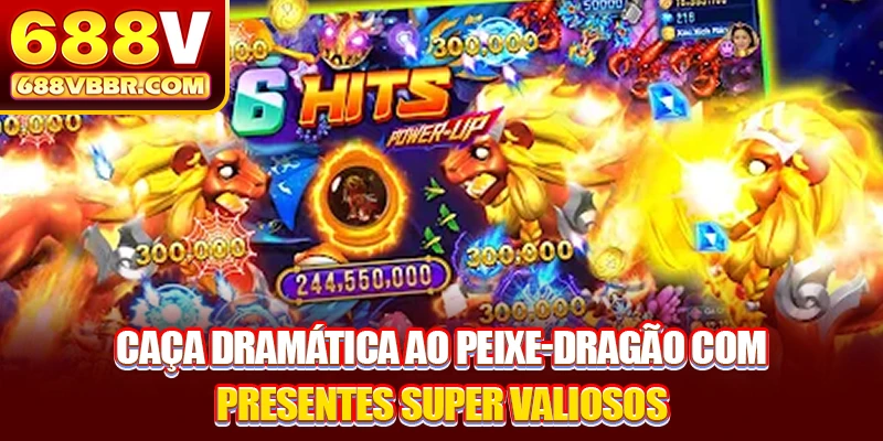 Caça dramática ao peixe-dragão com presentes super valiosos