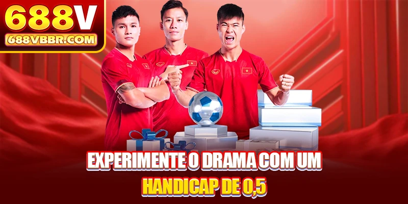 Experimente o drama com um handicap de 0,5