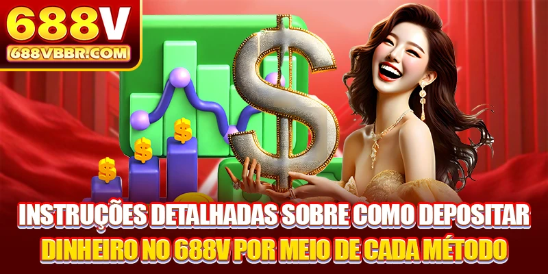Instruções detalhadas sobre como depositar dinheiro no 688V por meio de cada método