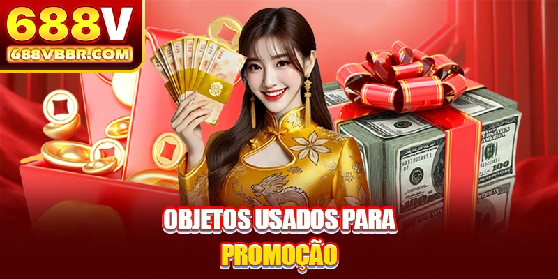 Objetos usados para promoção