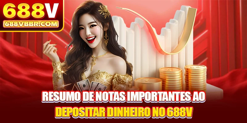 Resumo de notas importantes ao depositar dinheiro no 688V